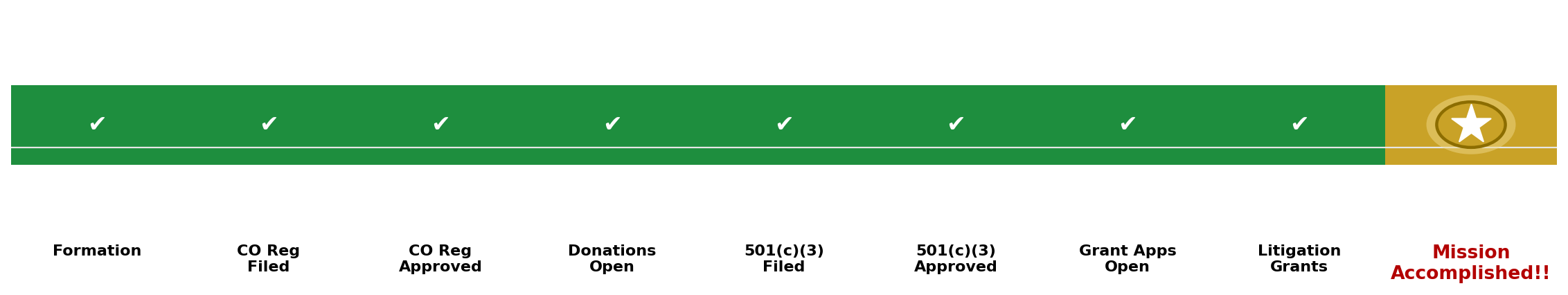 CMDF Milestone Progress
